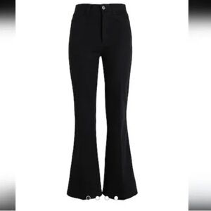 nwt Stockholm atelier & Other Stories Black Flared denim skinny jeans size 0
